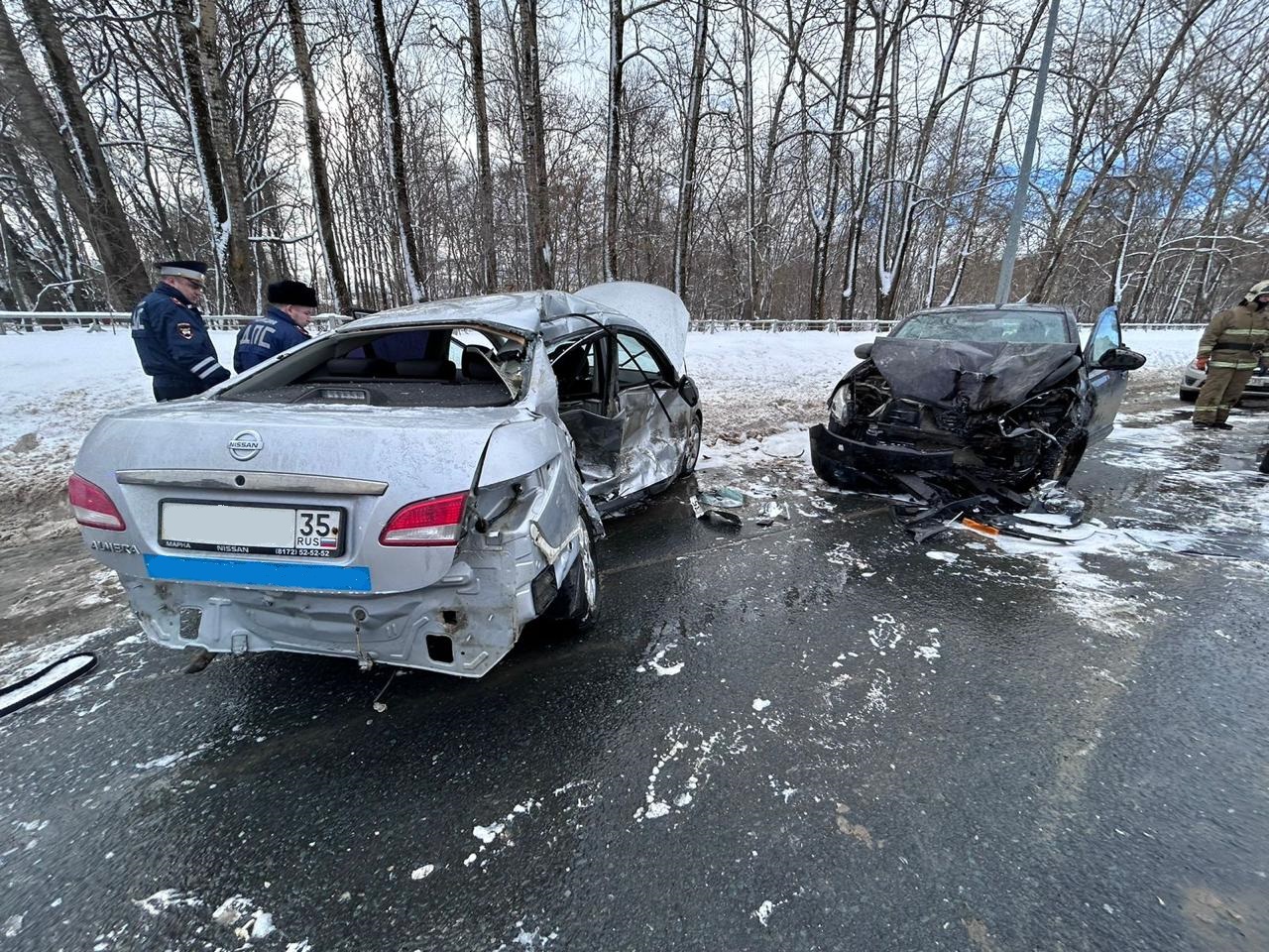 Молодая вологжанка погибла в жёсткой аварии из-за заноса авто